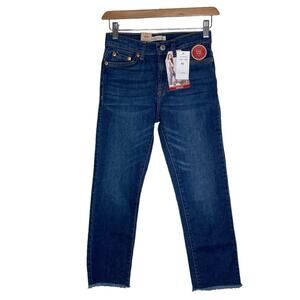 Levi’s Kids High Rise Ankle Straight Leg Jeans Denim Pants Girls Size 10 New NWT
